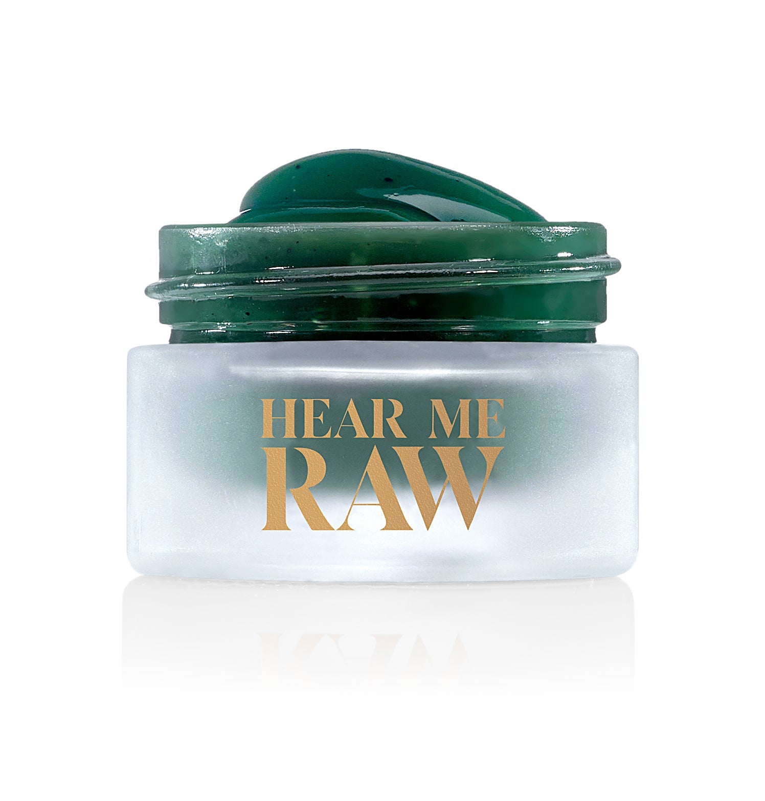 HEAR ME RAW The Brightener radiance-enhancing mask mini jar