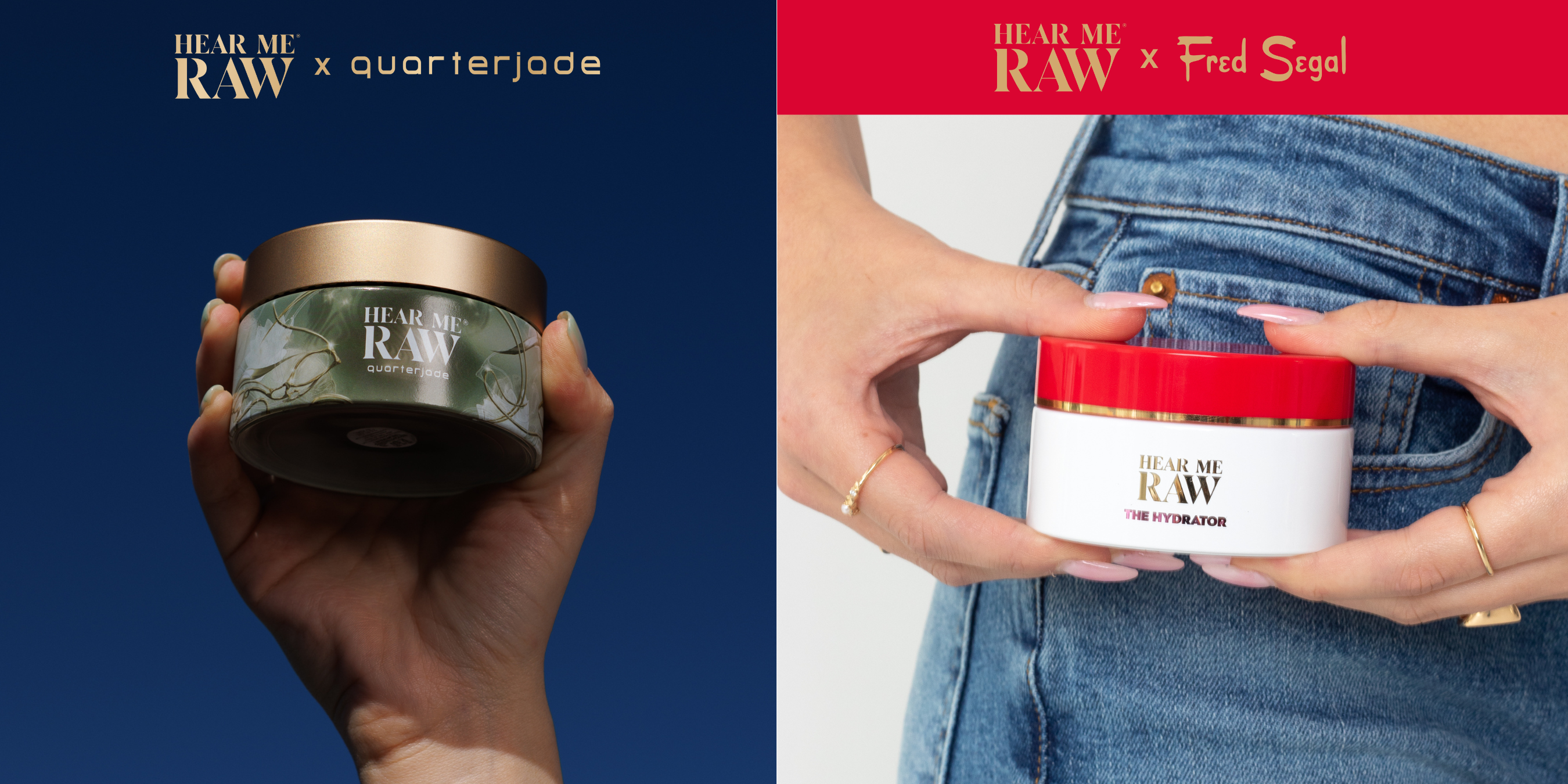 HEAR ME RAW's collaborations with the biggest names in fashion and entertainment to bring awareness to the importance of refillable packaging
