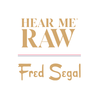 The HEAR ME RAW x Fred Segal skincare logo