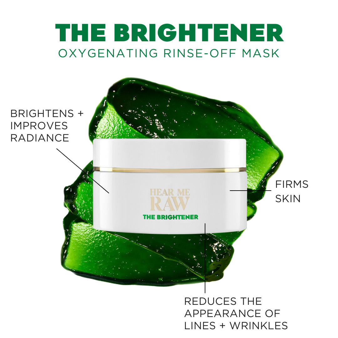HEAR ME RAW x Fred Segal The Brightener mask benefits