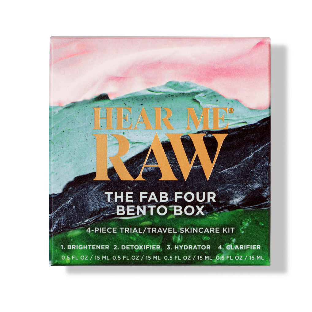 The Fab Four Bento Box natural skincare discovery kit